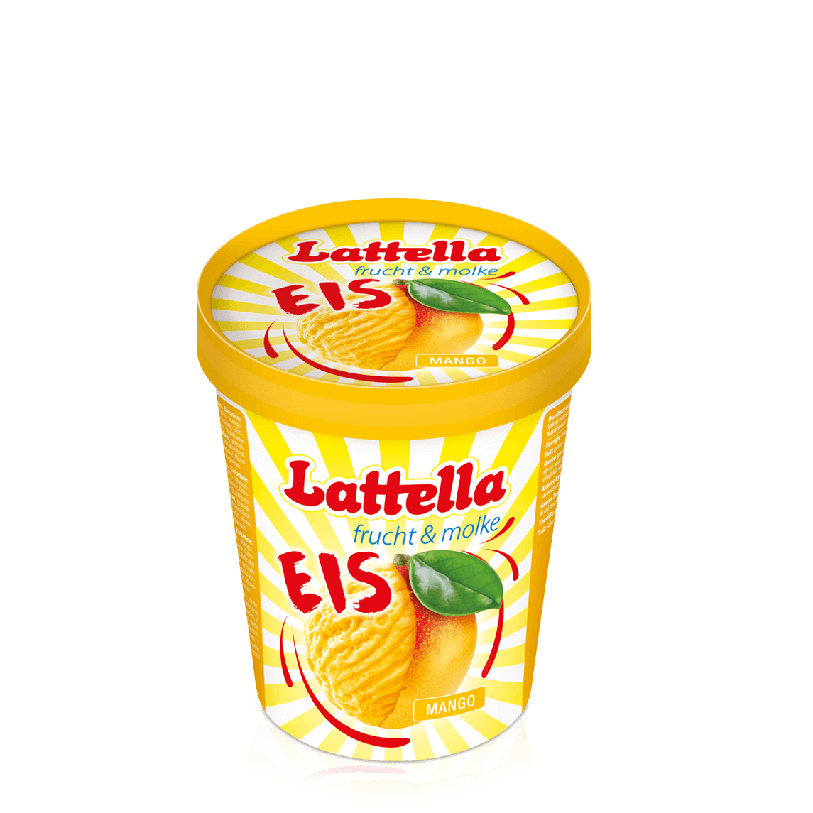 Fruchtige Produkte Eis