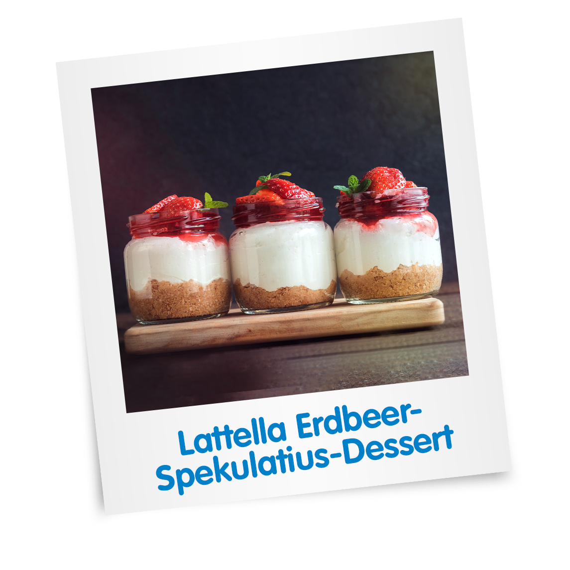 Erdbeer-Spekulatius Dessert