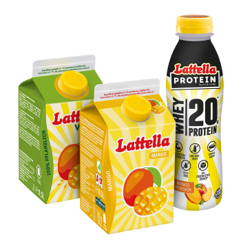 Lattella Collage vegan klassik protein