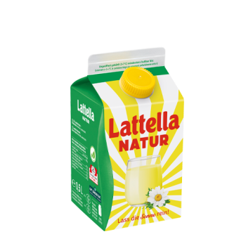 Das Bild zeigt die Lattella Sorte Natur