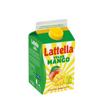 Das Bild zeigt das Lattella Vegan Mango