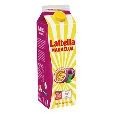 Das Bild zeigt das Lattella XL in der Sorte Maracuja