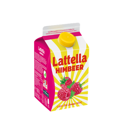 Die Abbildung zeigt die Lattella Sorte Himbeere