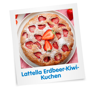 Lattella Erdbeer-Kiwi-Kuchen