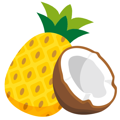 Früchte - Kokos_Ananas